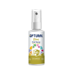 Optural Zinc Oral Spray bottle - Targeted Immune Support for Families - Made in Ireland.